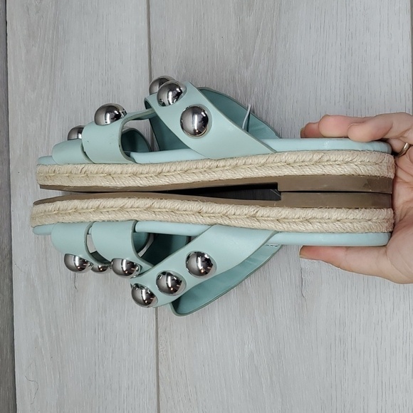 Marc Fisher Women Prisca Espadrille Leather Sandals platform shoes sz 6M - Picture 9 of 12